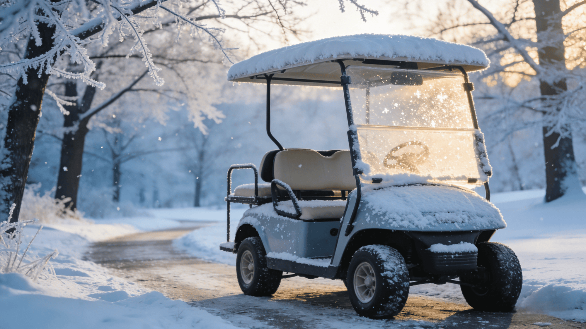 golf cart storage in winter