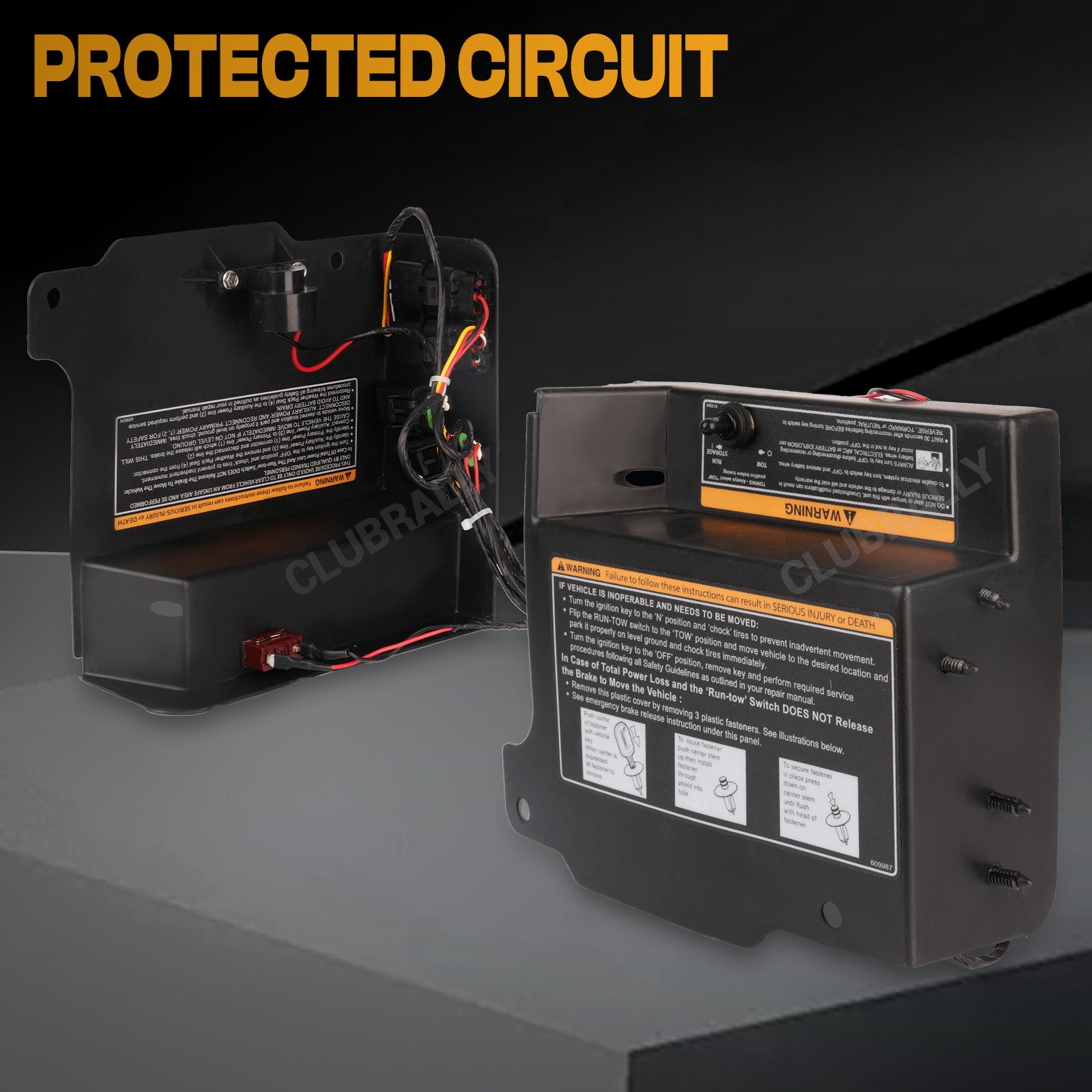 Golf Cart Speed Controller Wiring Harness, 35Pin Black Box 618950, 48V for 2012-2019 Elec EZGO RXV with Curtis Speed Controller Wiring Harness |Drive-up