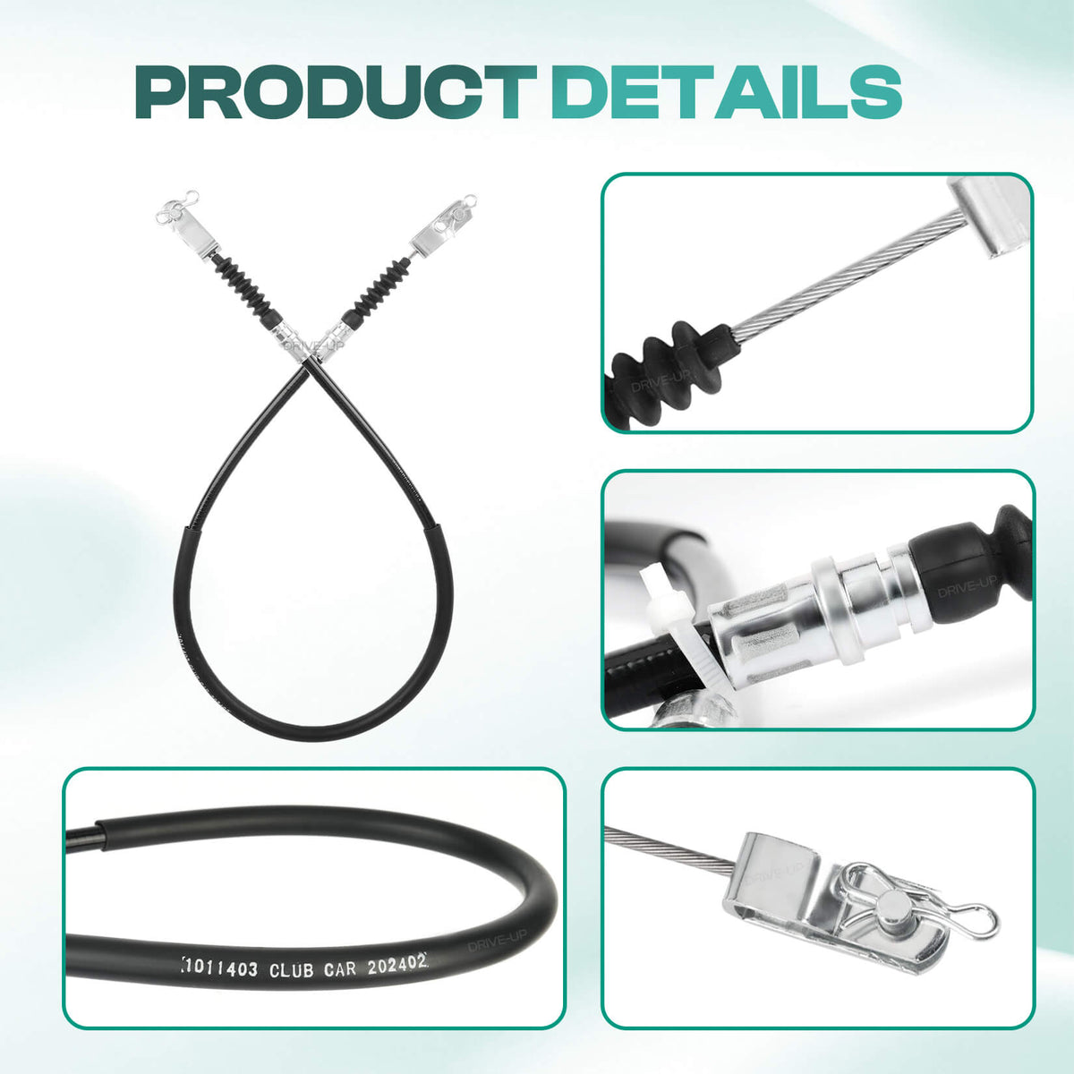 Club Car DS Brake Cable Kit