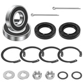 EZGO TXT Gas Golf Cart Long and Short Half Shafts with Bearings Oil Seal Circlip Kit, OEM #26811-G01 |Drive-up