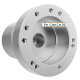 Silver Golf Cart Steering Wheel Adapter for Club Car DS Steering Wheel with 5-6 Holes | Drive-up