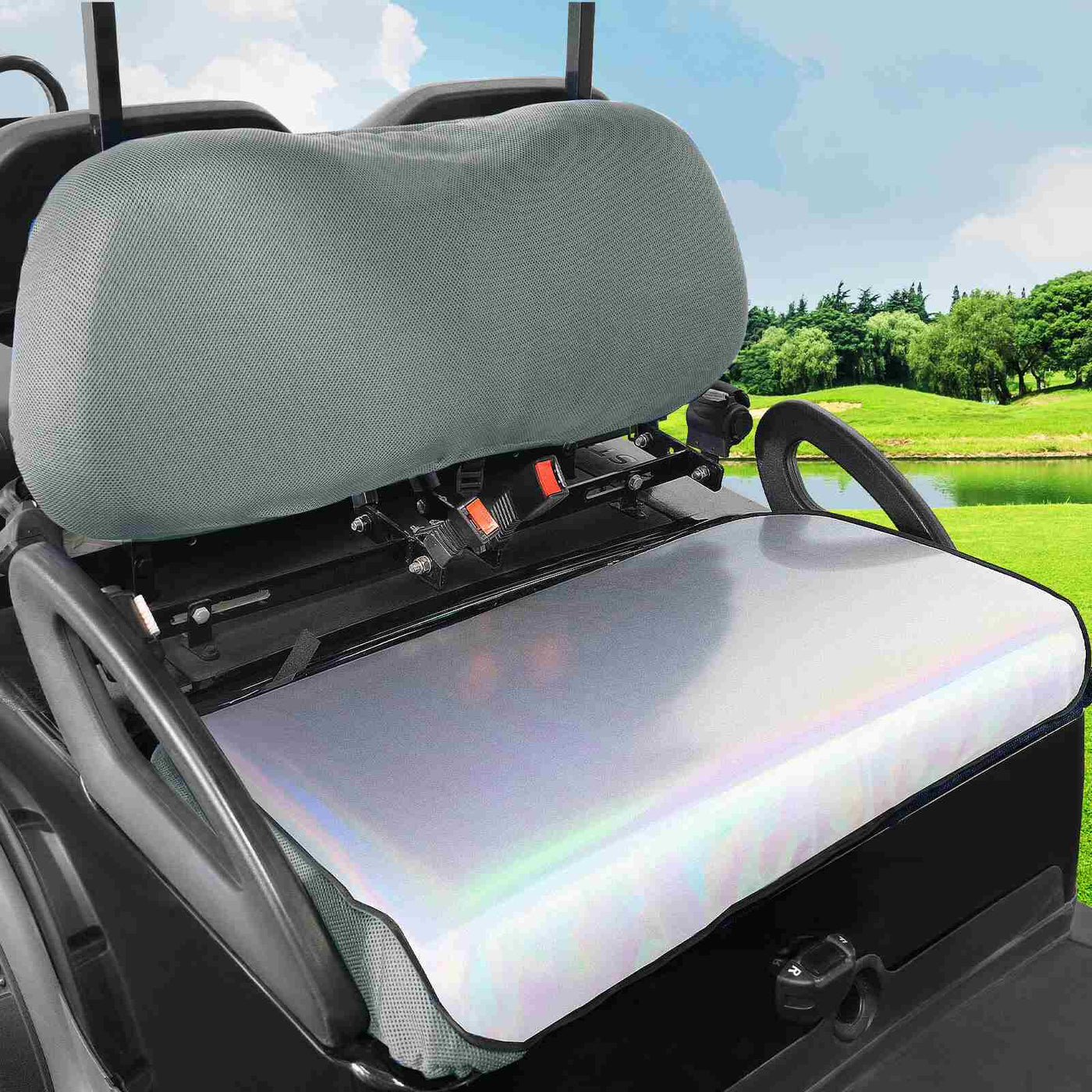 Club Car Seat Cover Golf Cart for Precedent with 2 In 1 Cushion | Drive - up - Drive - up
