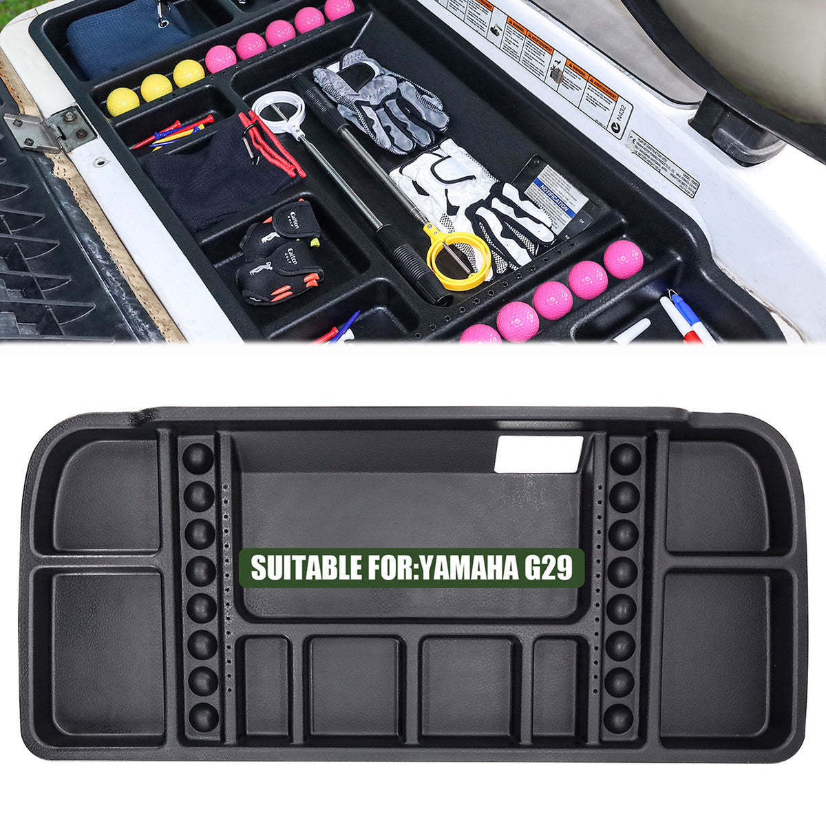 Golf Cart Under Seat Storage Tray