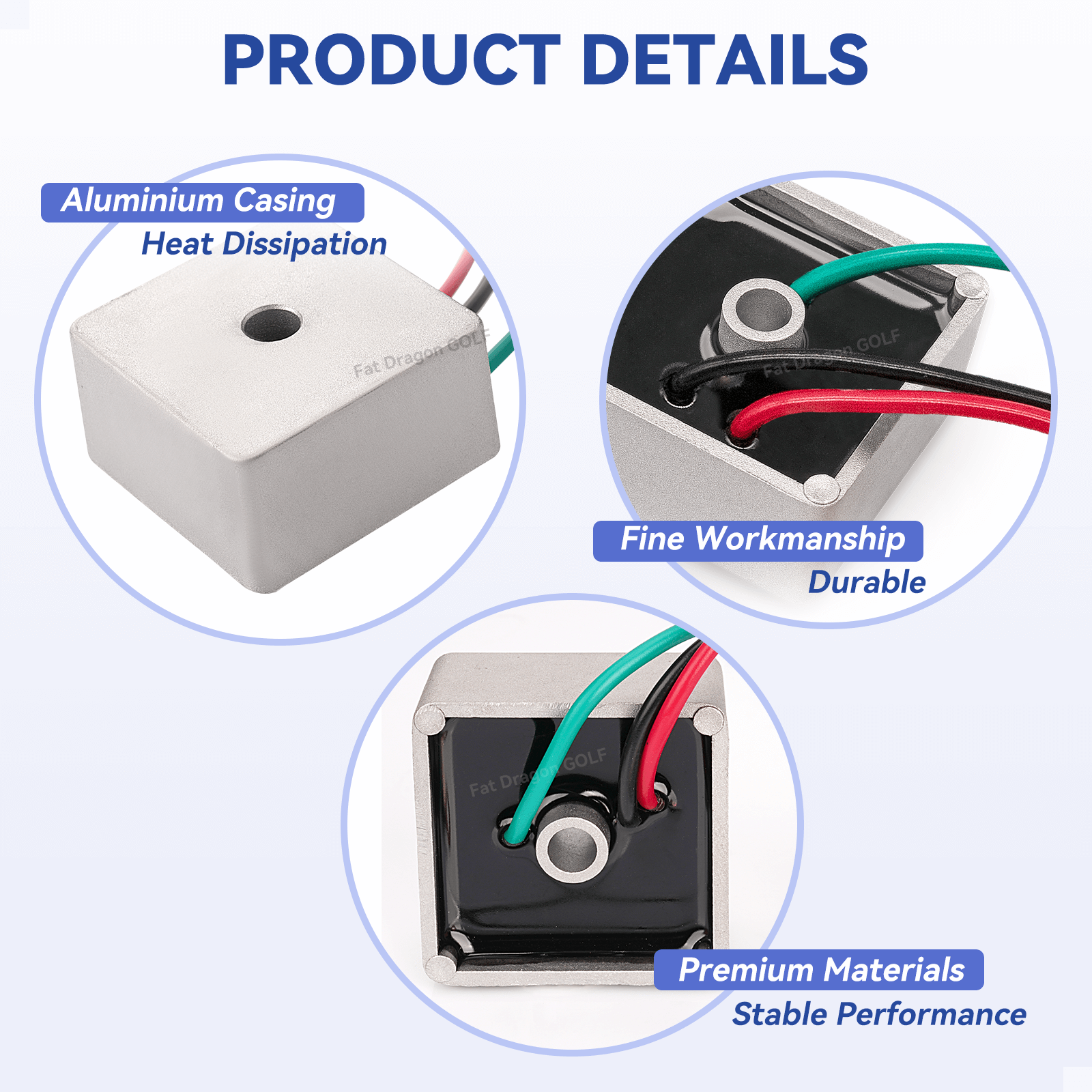 Voltage Regulator for EZGO TXT Gas Golf Carts 1994-Up OEM 27739-G01 | Drive-up