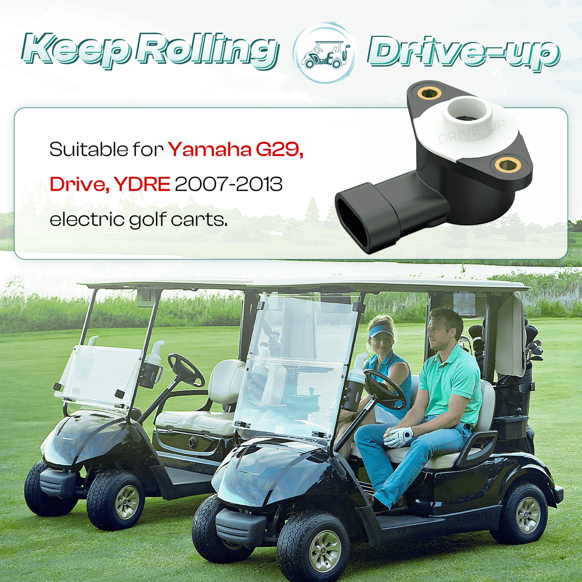 Yamaha Golf Cart Accelerator Pedal Throttle Sensor for G29 Models | Drive-up