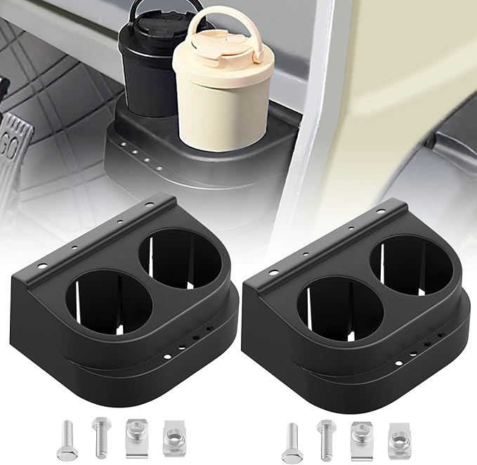 Dual Cup Holder Kit for Club Car DS Golf Carts