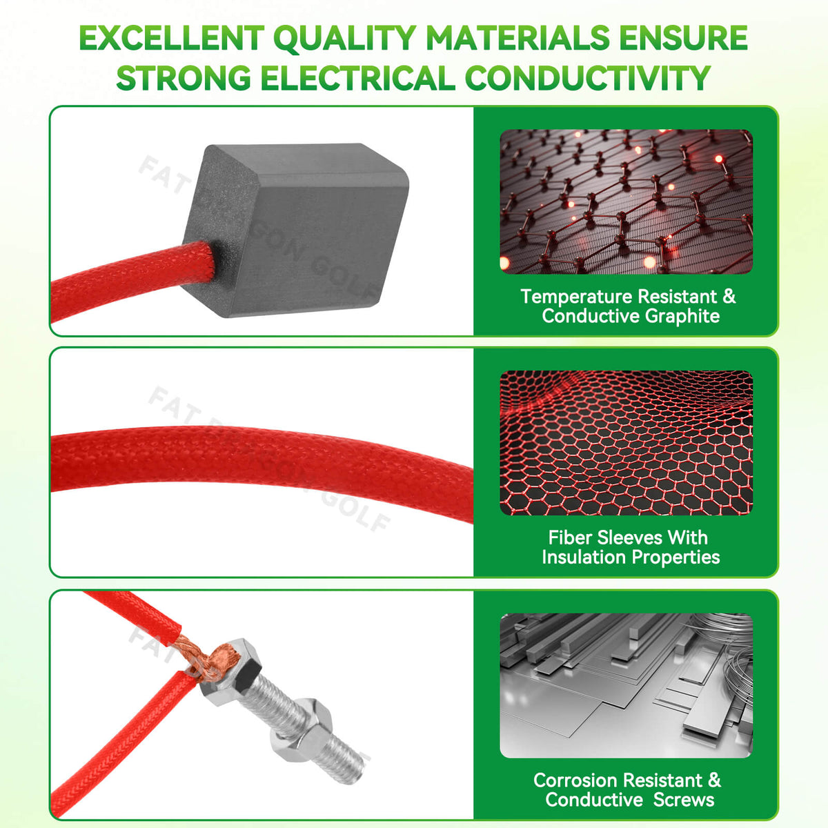 Starter Generator Golf Cart Motor Brushes