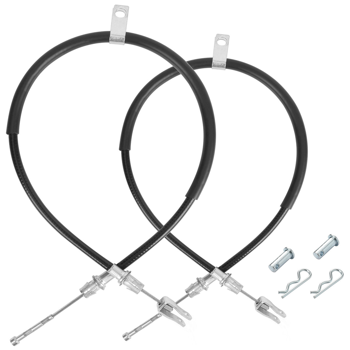 Club Car Precedent 2004+ Brake Cable Stainless Steel Core Driver and Passenger Side and 2018-up Tempo G and E(2PCS) |Drive-up