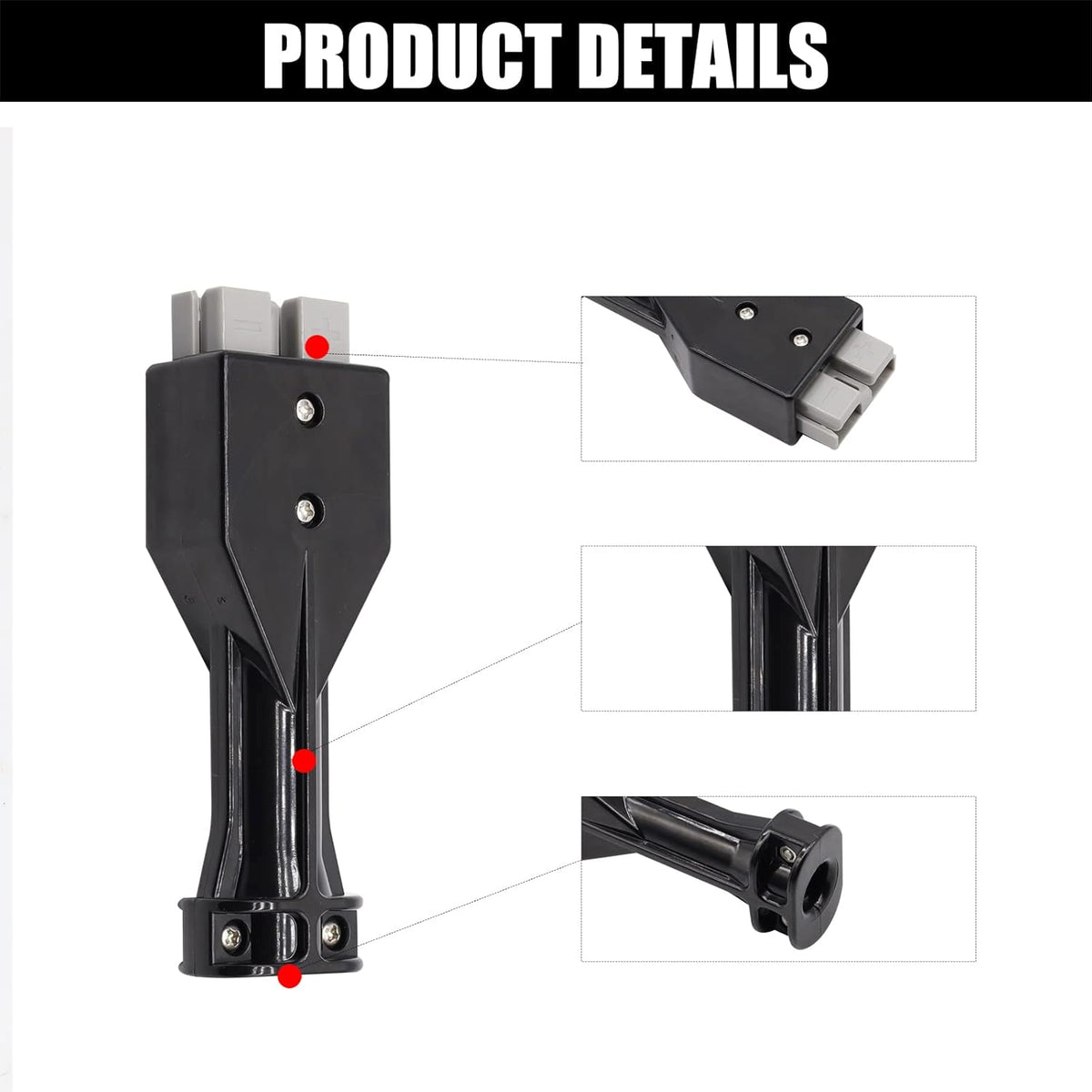 36V EZGO Charger Connector and Strain Relief Kit