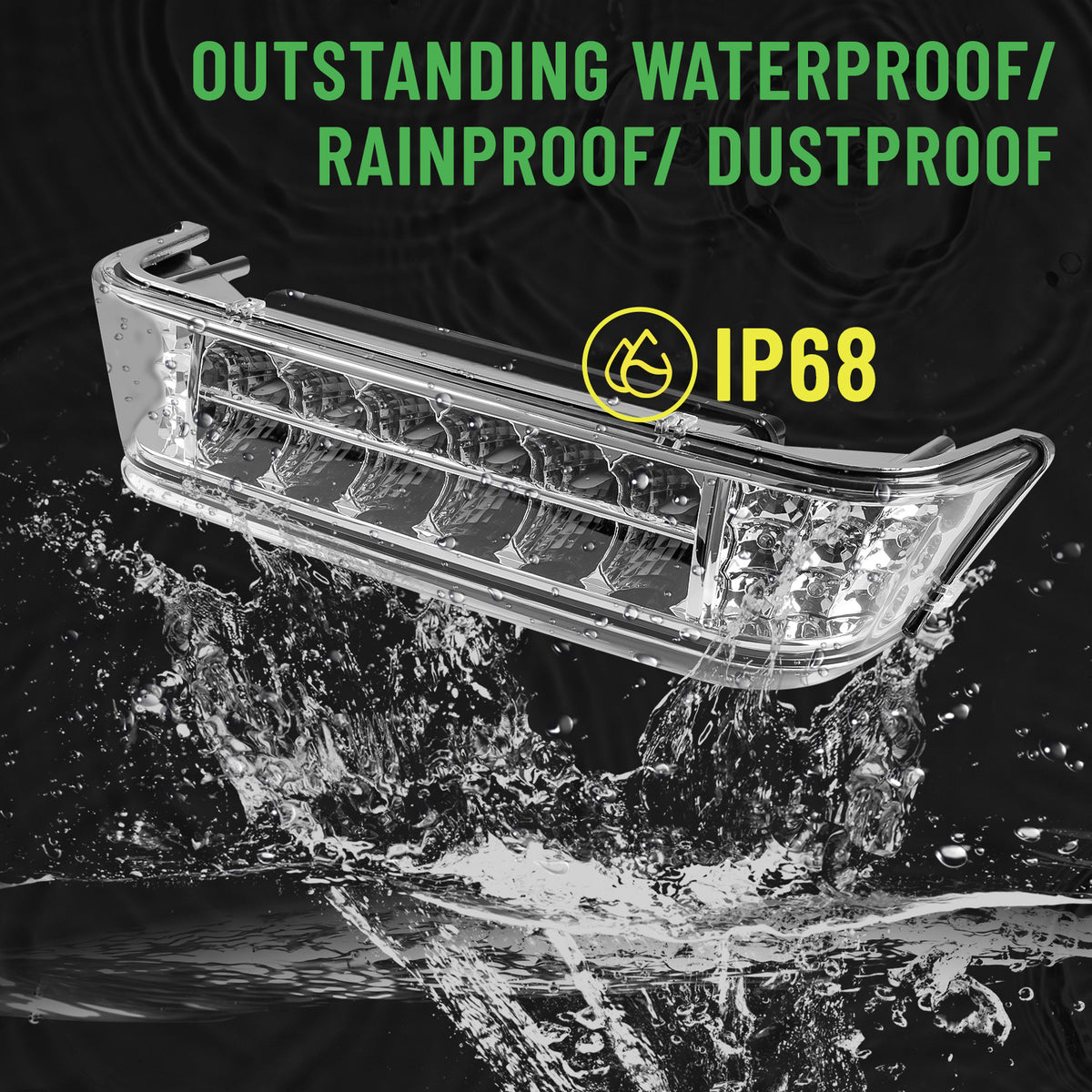 Golf Cart LED Headlight Bar for Club Car Precedent 2004-Up with Front Head Light 12V | Drive-up