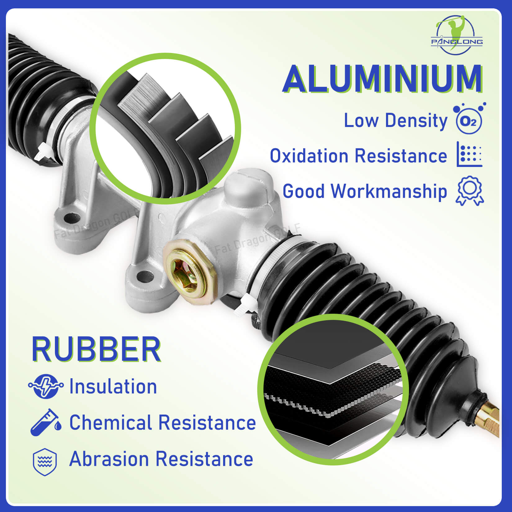 Yamaha Golf Cart Steering Gear Box Assembly for G22 Models 2003-2007 | Drive-up