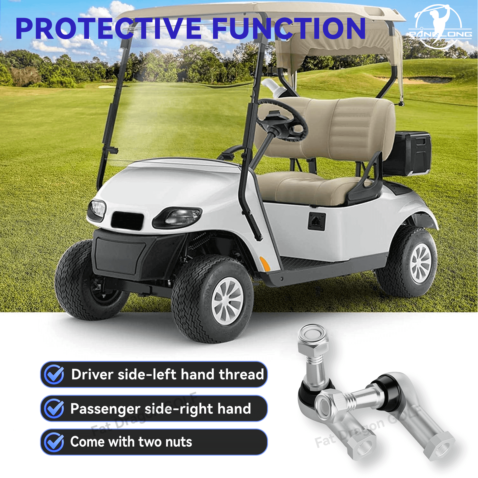 EZGO Tie Rod Ends Kit for TXT Golf Carts 2001-Up | Drive-up