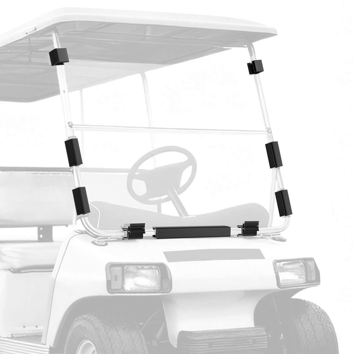 Club Car DS Golf Cart Windshield Clips Kits