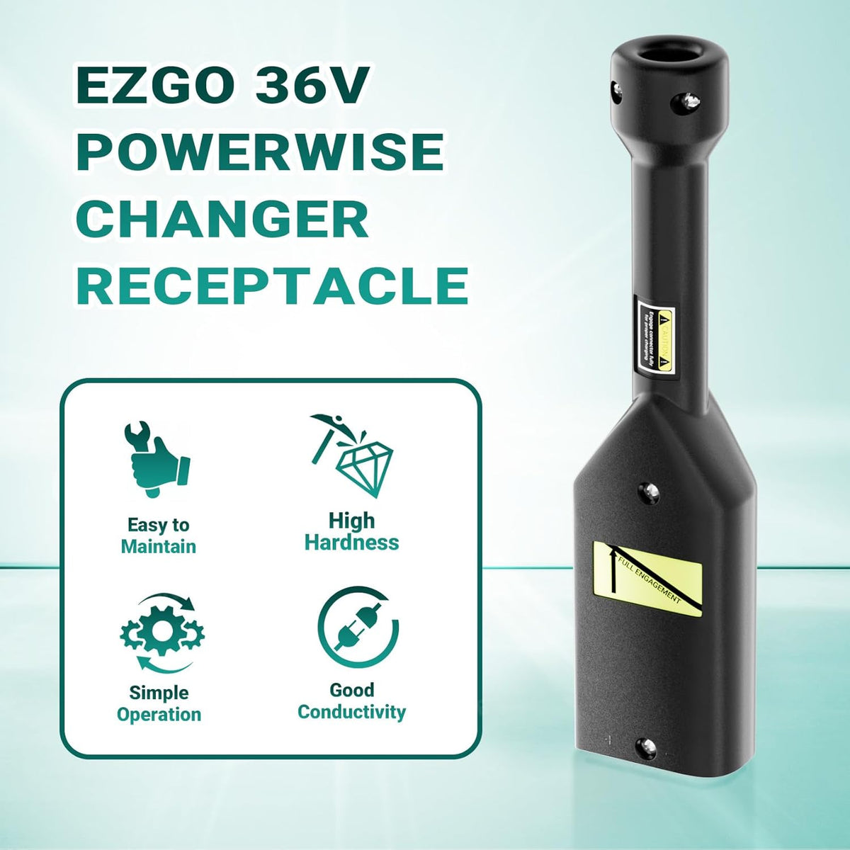 36V Powerwise Charging Port Receptacle for EZGO