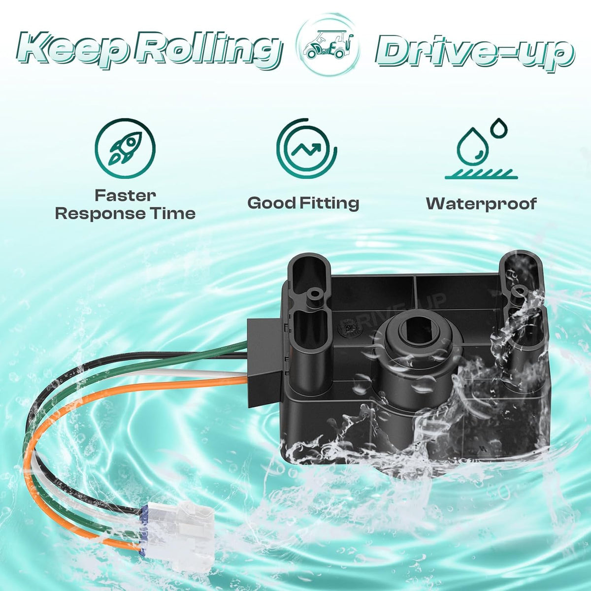 Golf Cart GCOR Accelerator Input Sensor for Club Car Precedent Gas Models | DRIVE UP