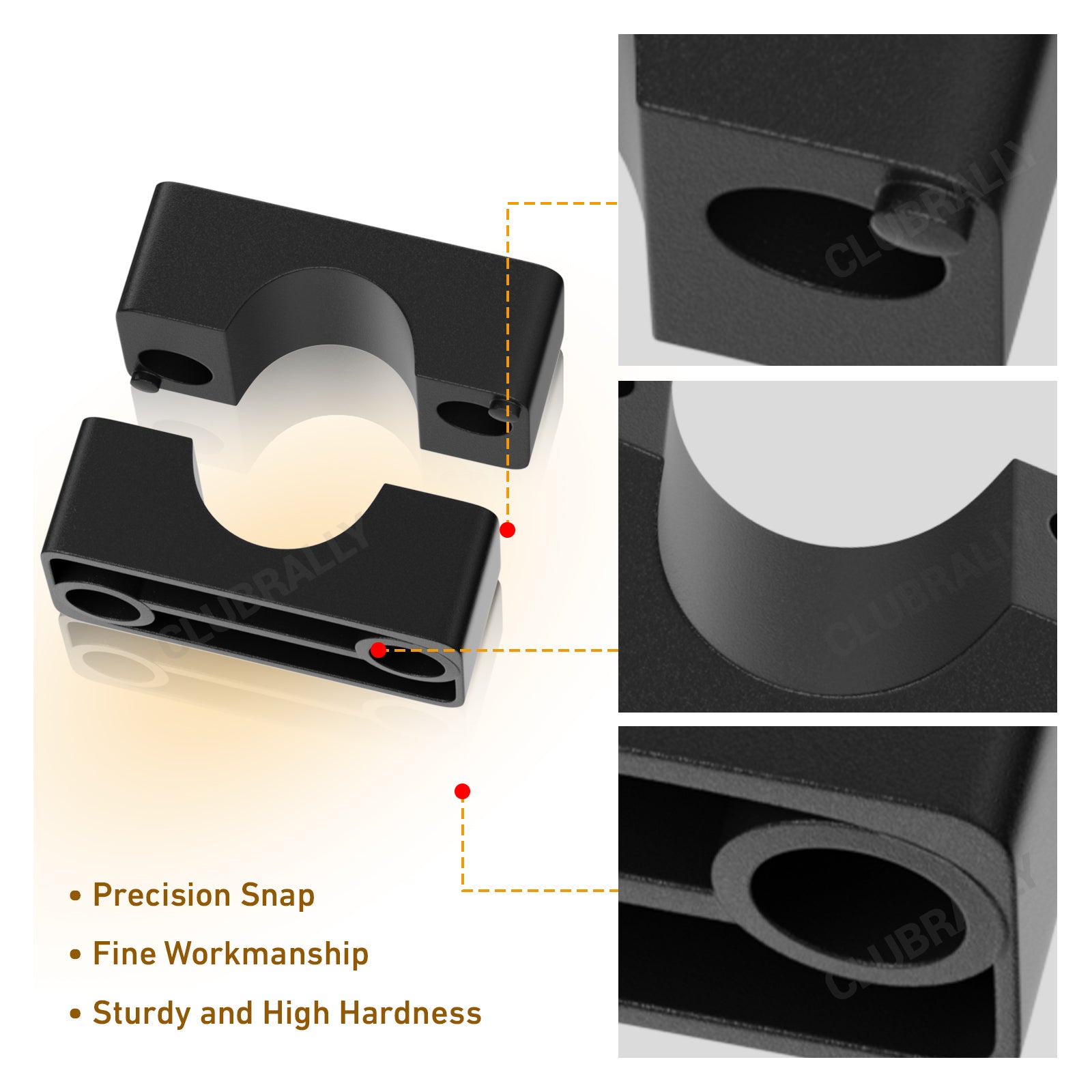 Brake Block Mounting Set with Screw Nut for Club Car DS Carryall Golf Cart 1981-Up, OEM#1011402 |Drive-up