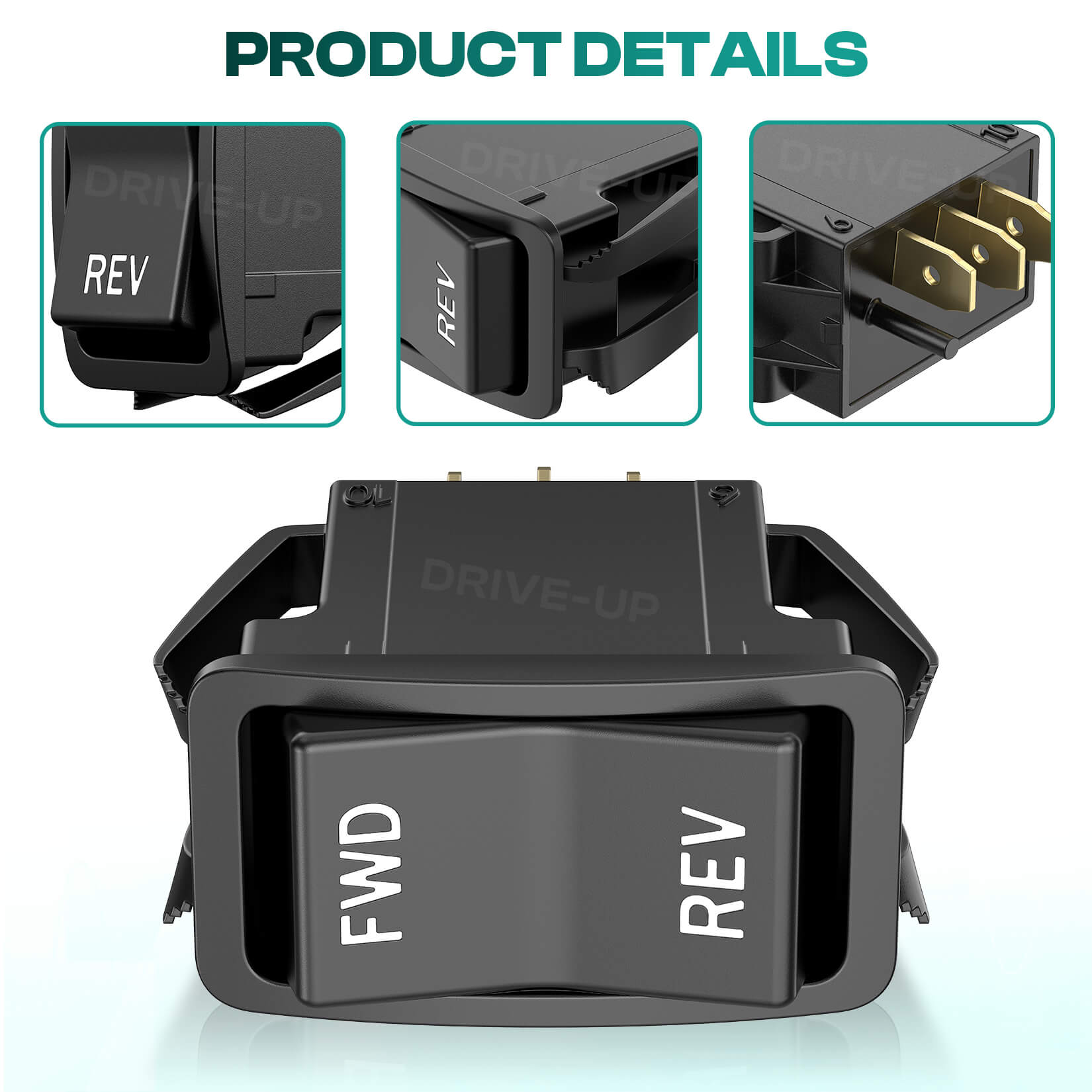 EZGO golf cart forward reverse switch - Fits TXT PDS 2003+ (OEM 74323-G01) | Drive-up