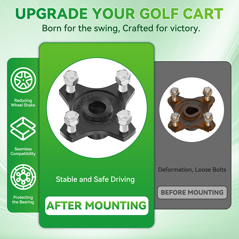 Golf Cart Rear Wheel Hub for 2015 - UP Club Car OEM 103995001 | Drive - up - Drive - up