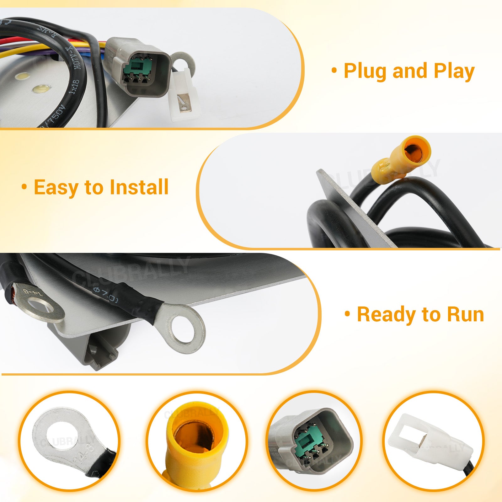 Golf Cart On Board Computer, Club Car OBC for 2004-2015 Precedent 48V Models, OEM #102511001, 102586301, 103403201 |Drive-up