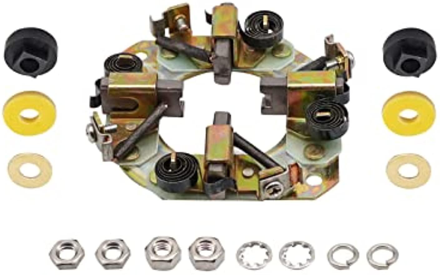 Golf Cart?Hitachi?Starter Generator Brush Holder W/Crossovers Studs Kit for ClubCar EZGO Yamaha DRIVE-UP