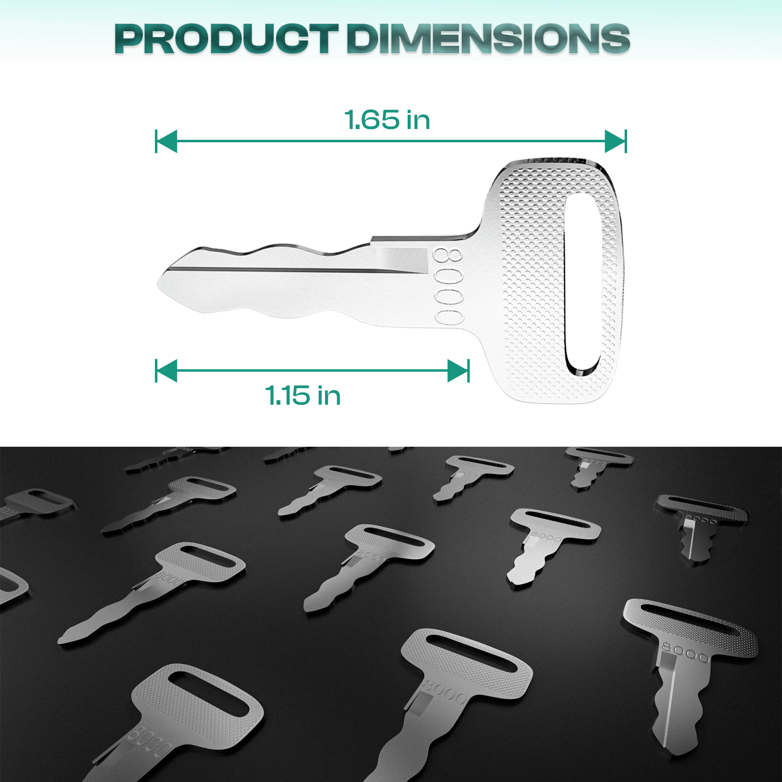 Yamaha Golf Cart Key 10-Piece Ignition Key Set for G14 G16 G19 G22 G29 Drive gas & electric models | Drive-up