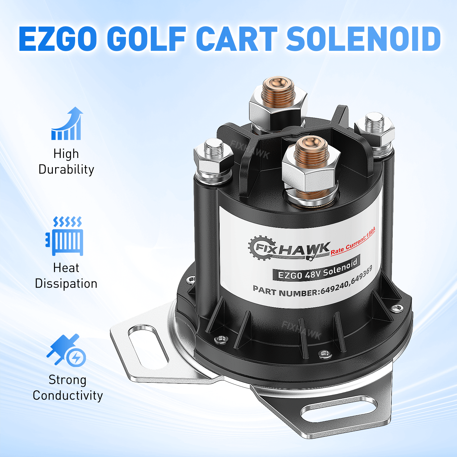 EZ go golf cart solenoid