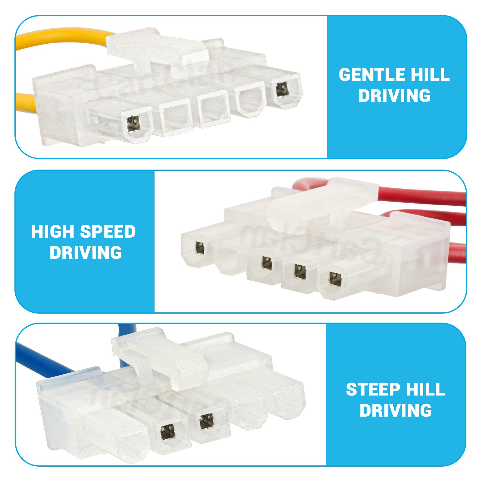 EZGO Golf Cart Speed Controller Plug Set for 36V PDS Models | Drive-up