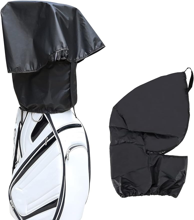 Drive-up Golf Bag Rain Hood Waterproof Golf Bag Rain Cover for Golf Club Bags Fit Almost All Golfbags or Carry Cart