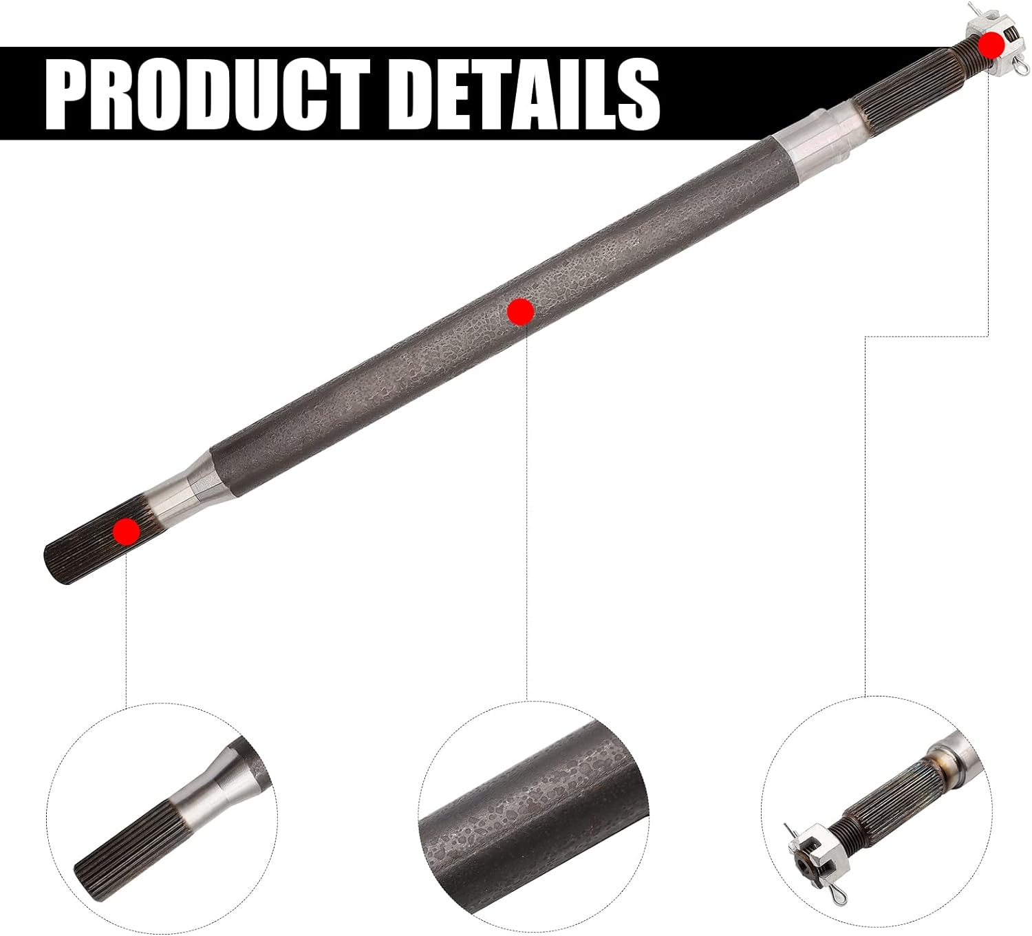 rear axle for golf cart