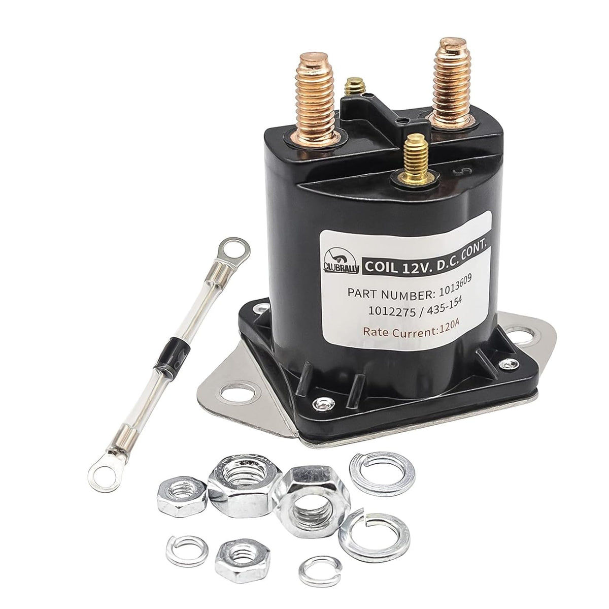 Golf Cart Solenoid, Club Car 12V Solenoid with Diode Replacement Kit | Drive-up