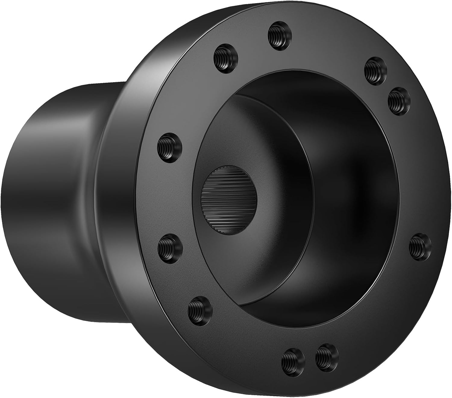 Black EZGO Golf Cart Steering Wheel Adapter for TXT & RXV Models | Drive-up