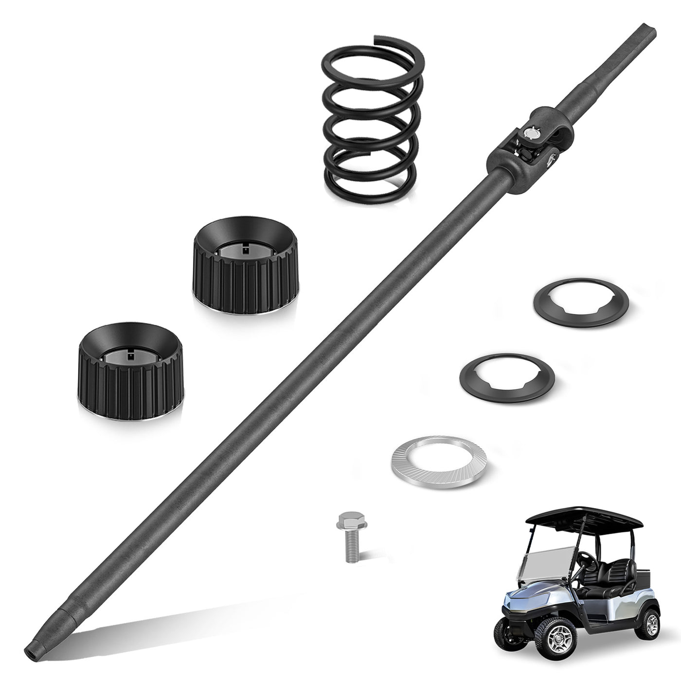 Club Car Steering Column Rebuild Kit - Complete Set for Tempo/Onward/Precedent 2004 - Up | Drive - up - Drive - up