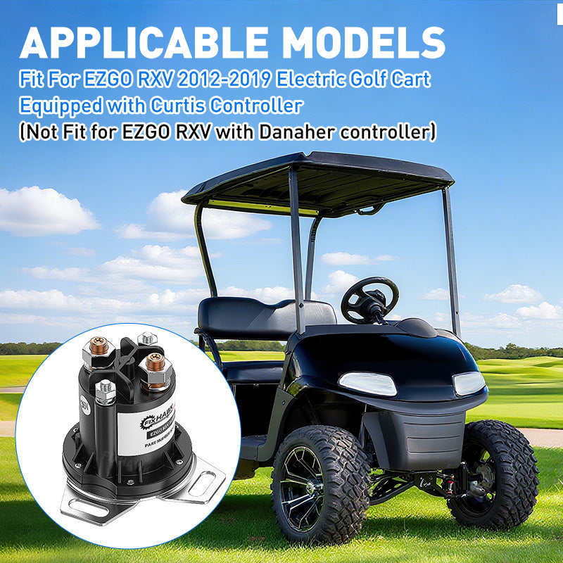 Drive-up EZGO RXV Solenoid 36V Golf Cart Solenoid for 2012-2019 Models