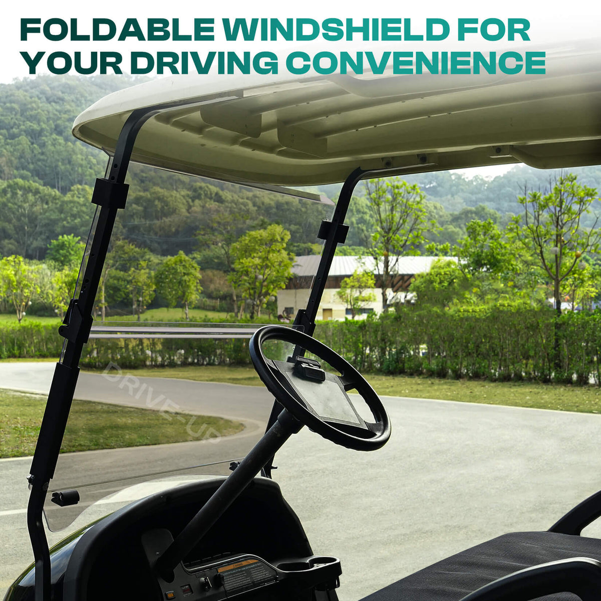 Golf Cart Windshield Foldable Tinted Club Car Precedent Tempo/ Onward |Drive - up - Drive - up