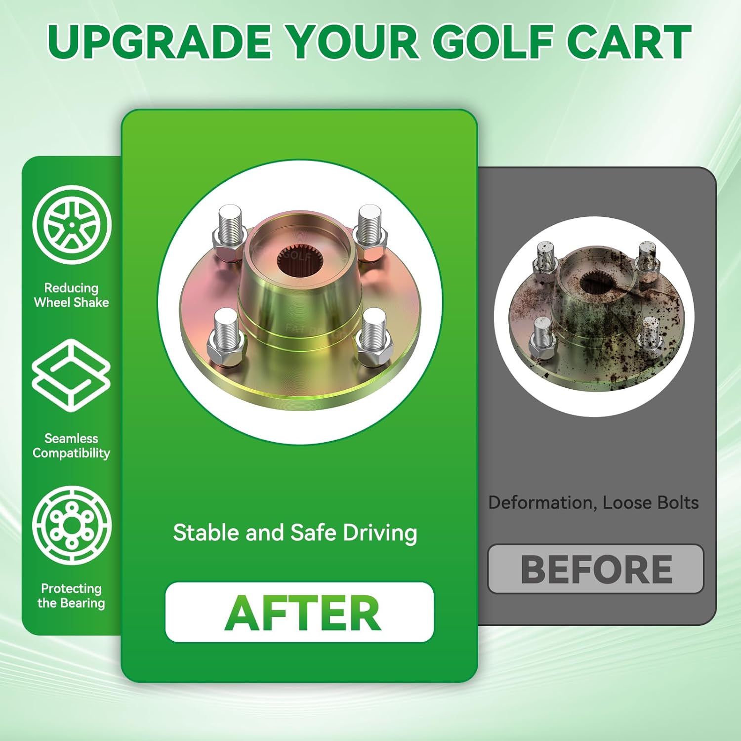 YAMAHA golf cart rear wheel hub