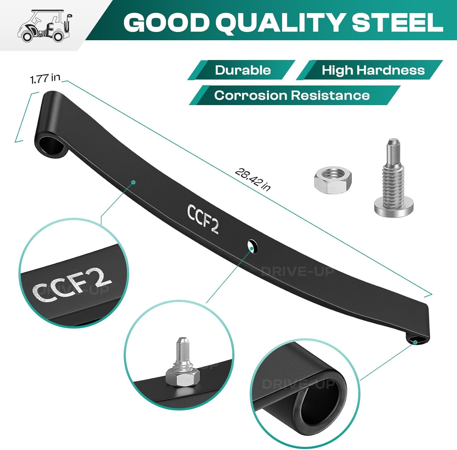 Golf Cart Front Leaf Spring Standard for Club Car Precedent DS | Drive-up