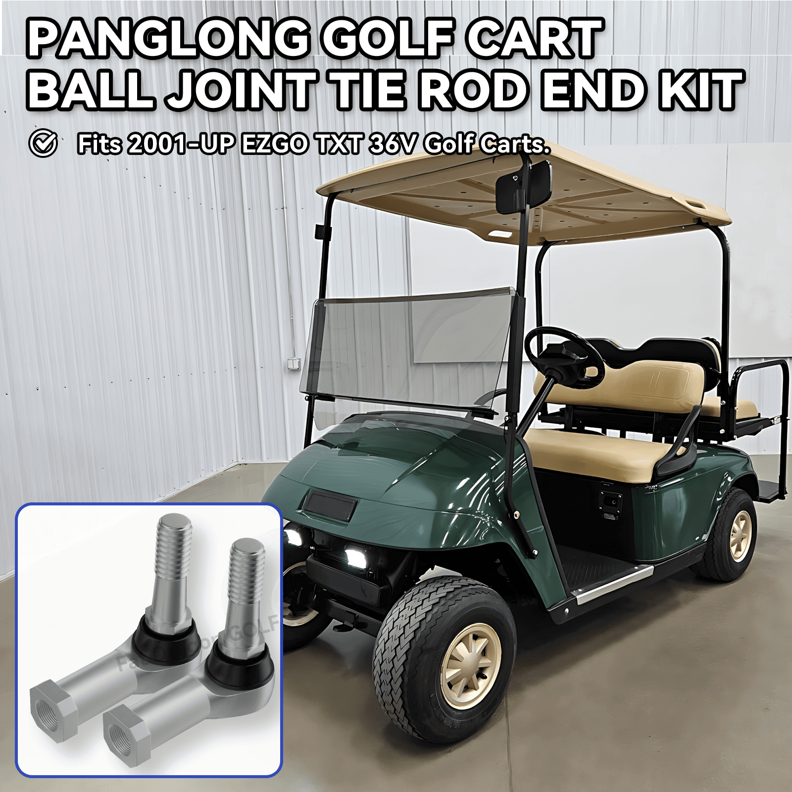 EZGO Tie Rod Ends Kit for TXT Golf Carts 2001-Up | Drive-up