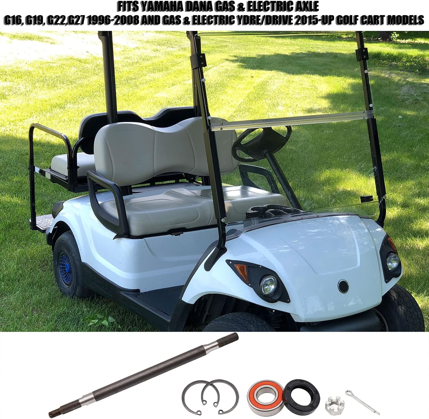 Golf Cart Rear Axle Assembly