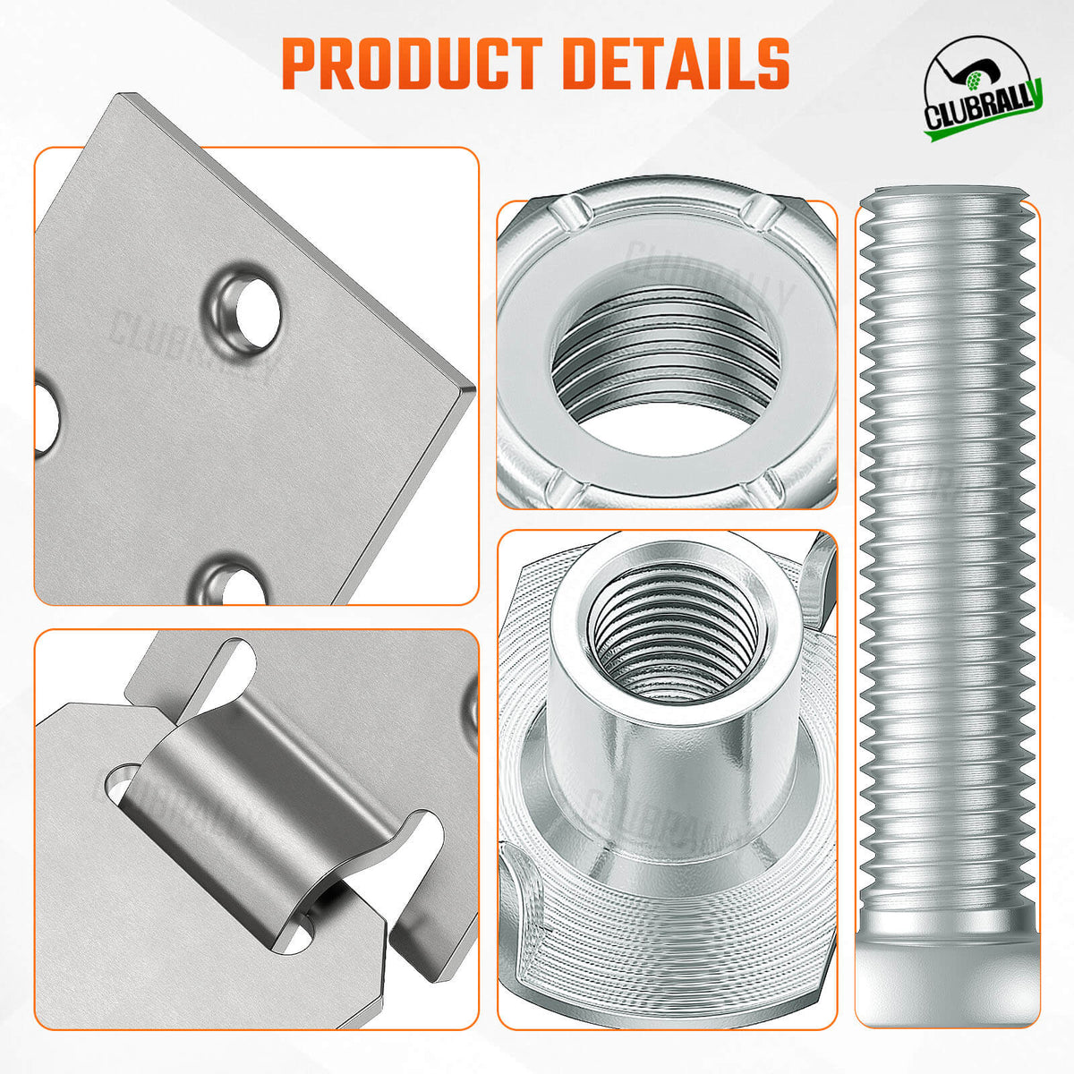 Club Car DS Seat Hinges Set