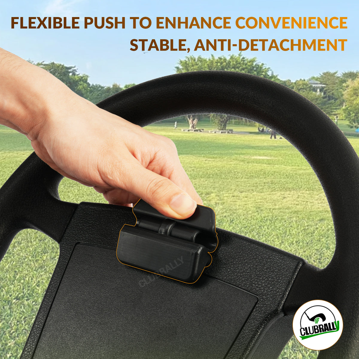 Club Car DS Steering Wheel OEM, 13.77" Anti-Slip Golf Cart Steering Wheel for Club Car DS | Drive-up