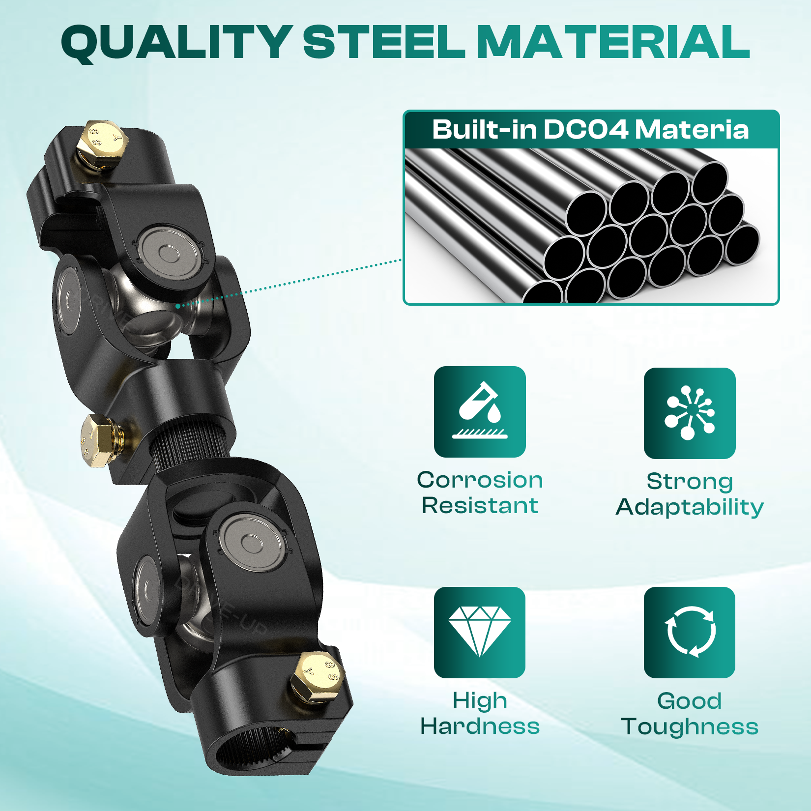 Club Car DS Steering Shaft U Joint - Fits 1984-Up Golf Carts OEM 1013861 | Drive-up