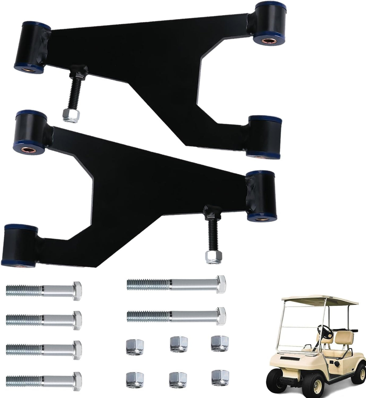 Club Car Delta A-Plate Sub Assembly for 1993-Up G&E DS Golf Carts, Front Suspension Kit, OEM 1016353-2Pcs | Drive-up