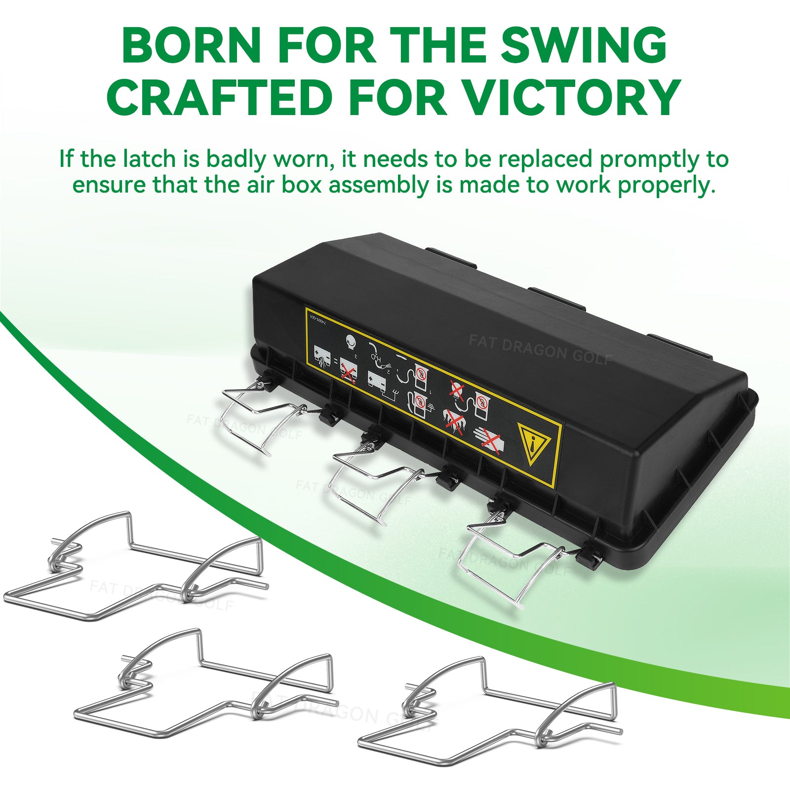 Air Filter Cover Latches for 1994-2005 EZGO - 3PCS | Drive up