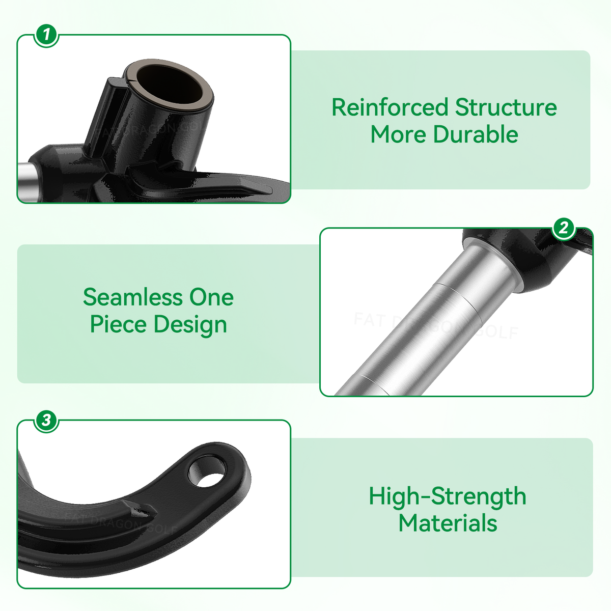 EZGO RXV Golf Cart Driver Spindle Assembly-Front Spindle Left |Drive-up