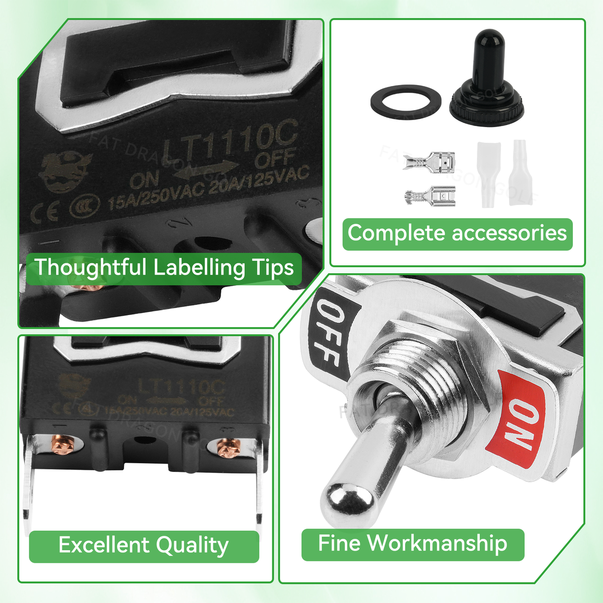 Club Car Electric Precedent Tow Run Switch for 2004-Newer Precedent Electric Models |Drive-up