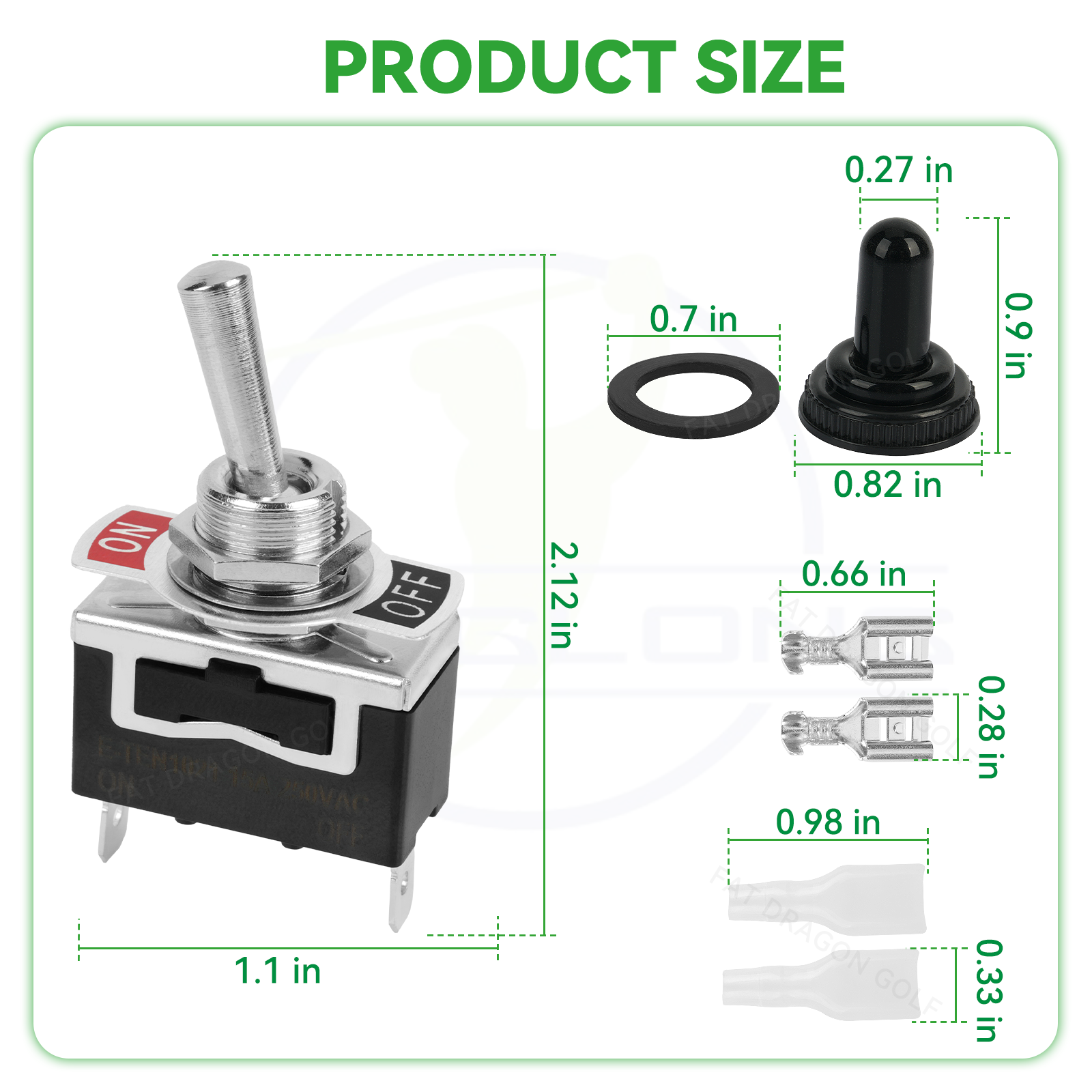 Club Car Electric Precedent Tow Run Switch for 2004-Newer Precedent Electric Models |Drive-up