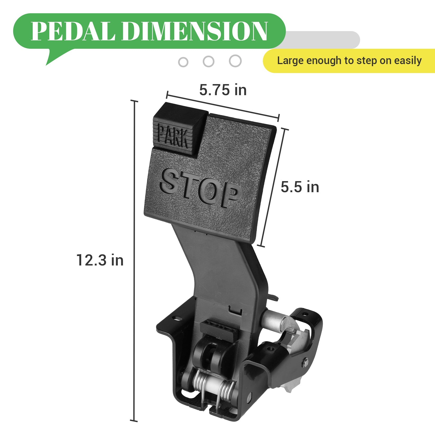 Drive-up Brake Pedal Assembly for Club Car 2nd Gen Golf Carts | Drive-up