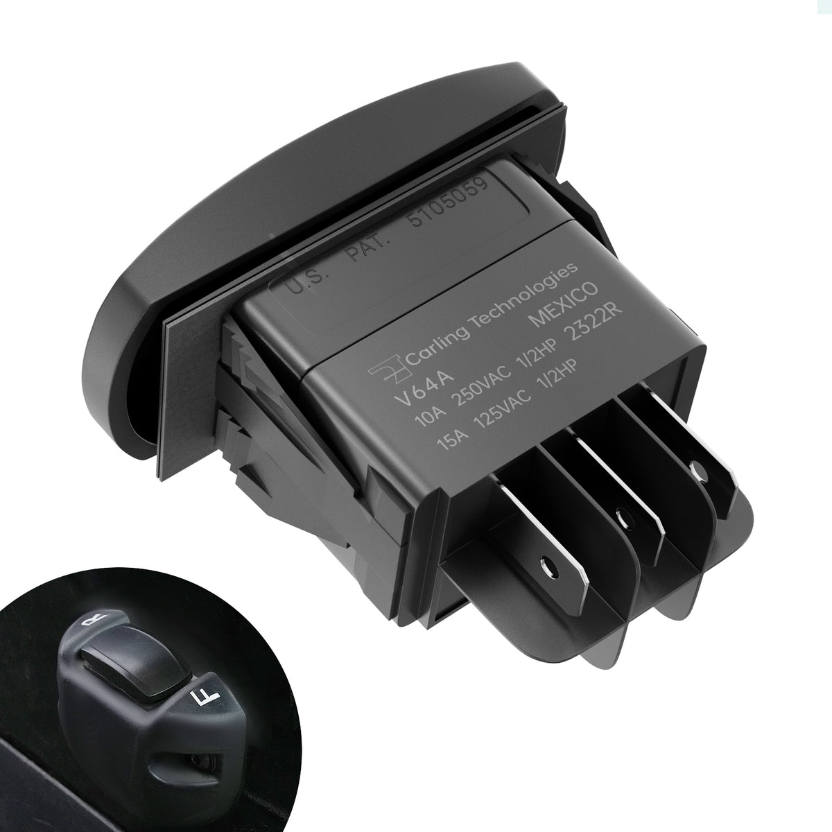Foward Reverse Switch Compatible with Club Car DS, Precedent 1996-Up 48V E Golf Cart PowerDrive Plus and Tempo 2018-Up |Drive-up