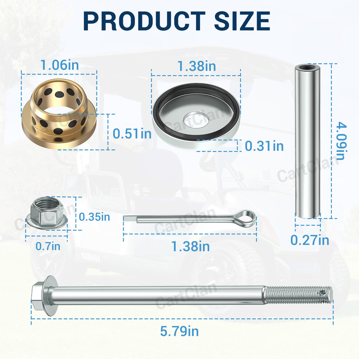 King Pin Wear Replacement Kit for Yamaha G22, G29 |Drive-up