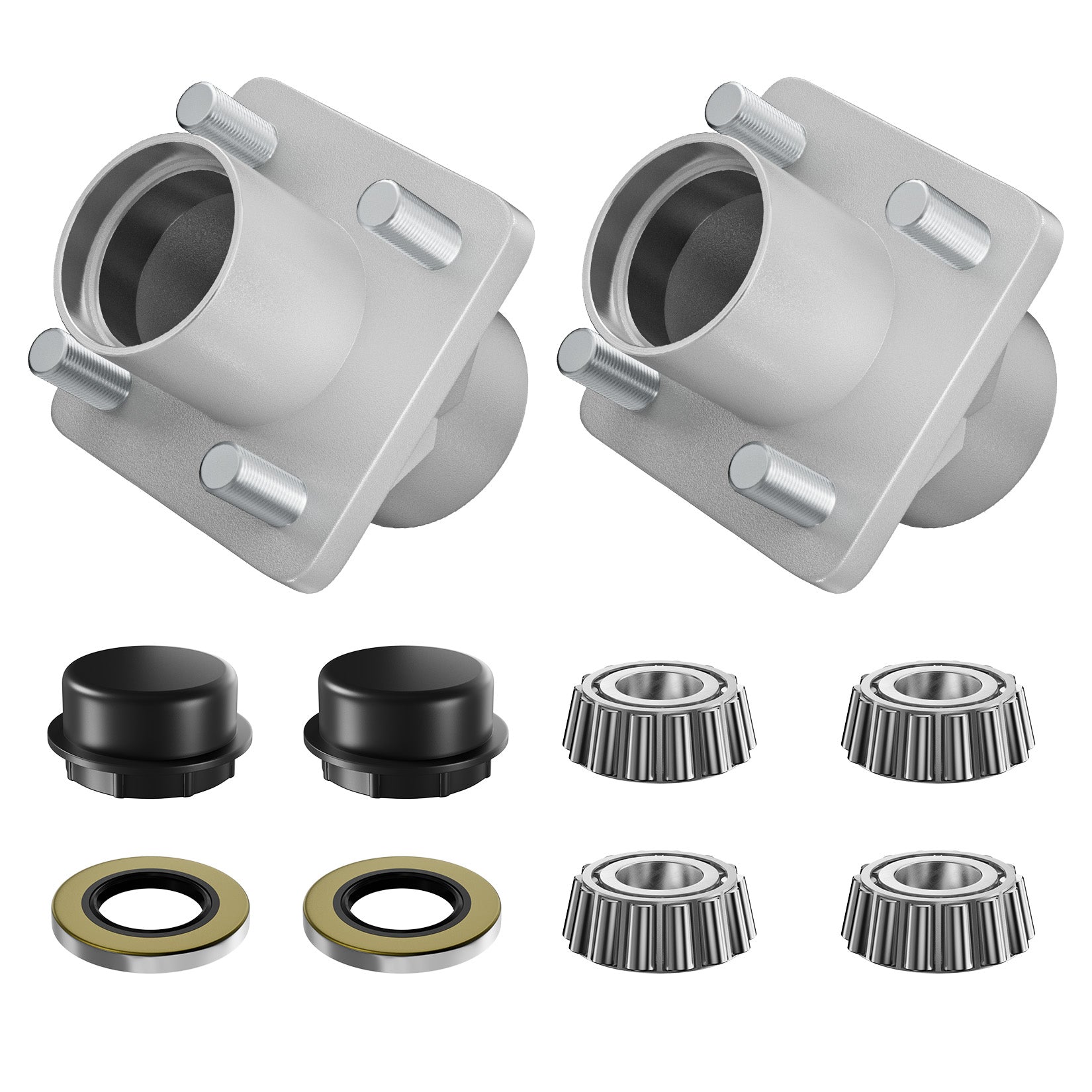 Golf Cart Front Wheel Hub Assembly Suitable for EZGO 1979-2001.5 DCS, Medalist, Marathon, ST 350 and Workhorse, OEM 19058-G2 |Drive-up